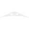 Ekena Millwork Pitch Winston Architectural Grade PVC Gable Pediment, 48"W x 10"H x 1"P (5/12) GPP048X010X100WIN - alternate 2